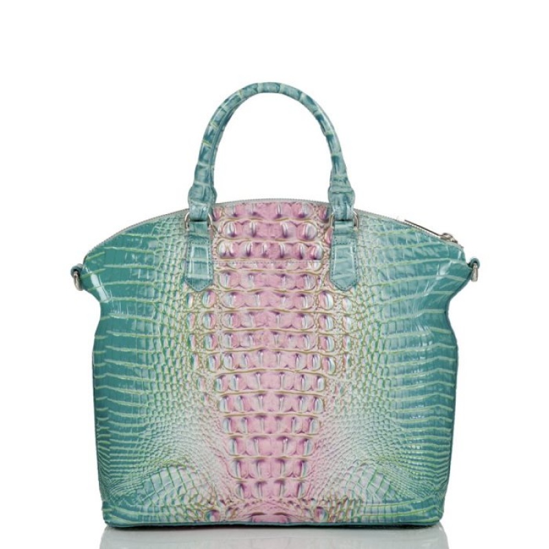 Women's Brahmin Large Duxbury Satchel Satchel Bags Cotton Candy Ombre Melbourne | QNBQ7076