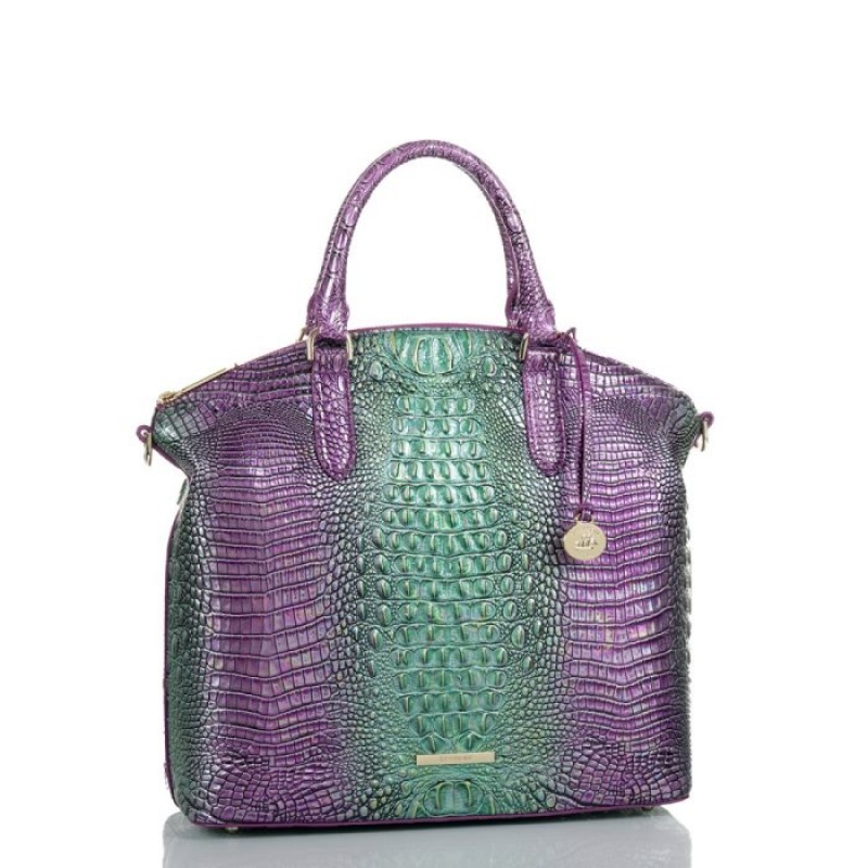 Women's Brahmin Large Duxbury Satchel Satchel Bags Hyacinth Ombre Mini Melbourne | XYIL8249