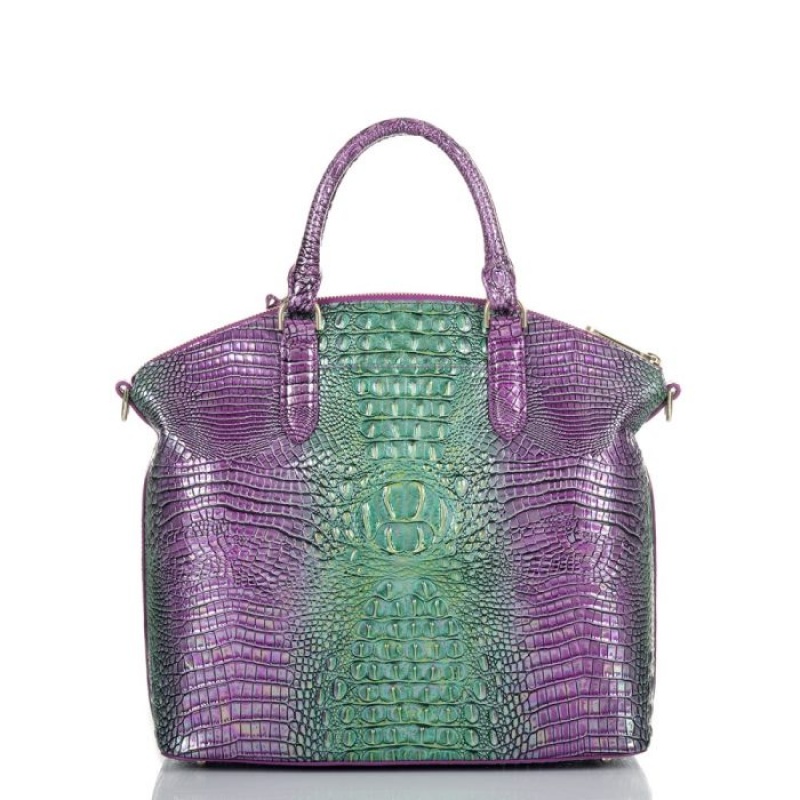 Women's Brahmin Large Duxbury Satchel Satchel Bags Hyacinth Ombre Mini Melbourne | XYIL8249