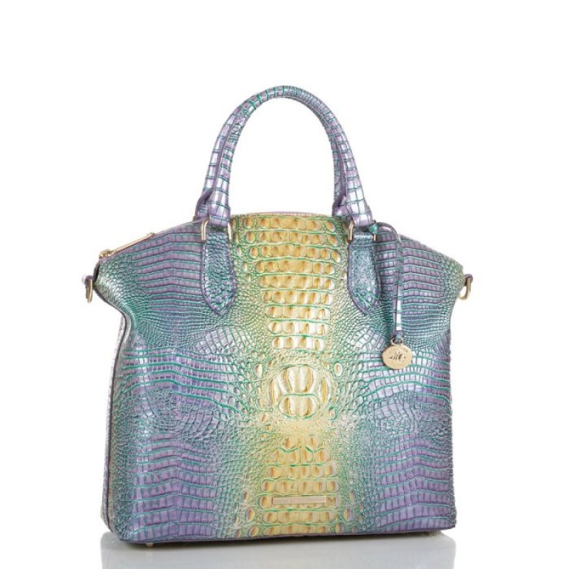 Women's Brahmin Large Duxbury Satchel Satchel Bags Viola Ombre Mini Melbourne | BPGZ4461