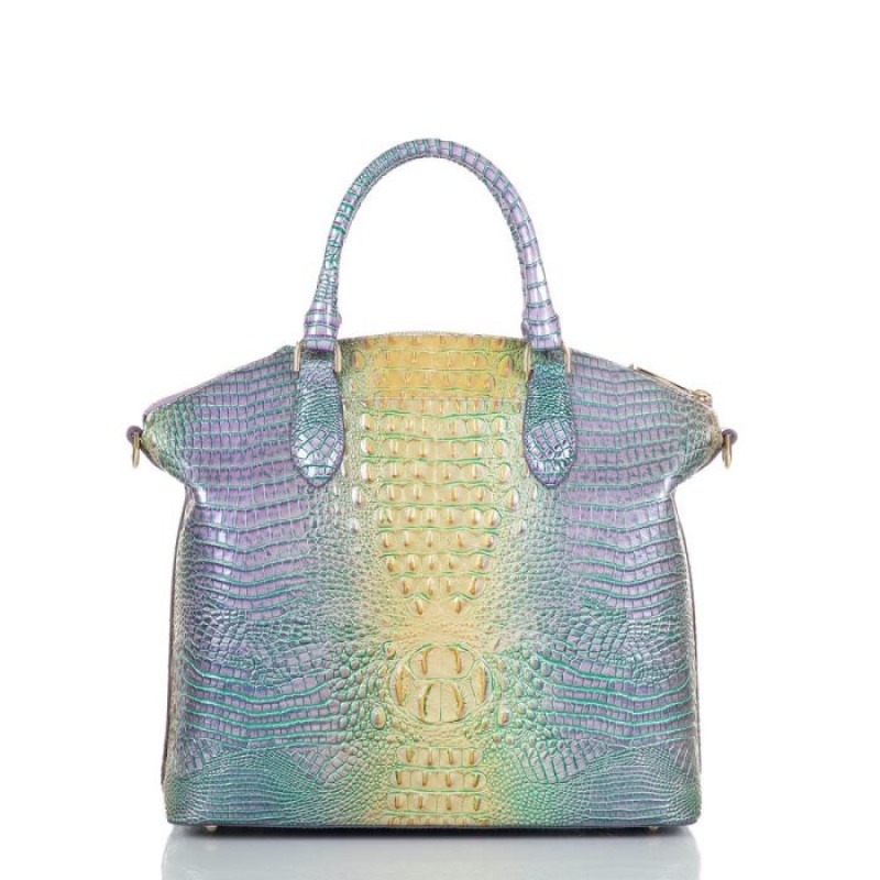 Women's Brahmin Large Duxbury Satchel Satchel Bags Viola Ombre Mini Melbourne | BPGZ4461