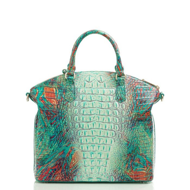 Women's Brahmin Large Duxbury Satchel Satchel Bags Dream Ombre Melbourne | XHTJ0787