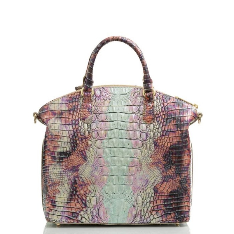 Women's Brahmin Large Duxbury Satchel Satchel Bags Supernova Ombre Melbourne | ZQOG2445