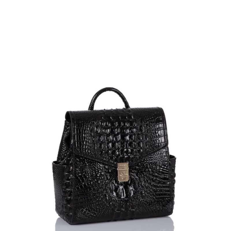 Women's Brahmin Liz Backpacks Black | OXXV5976