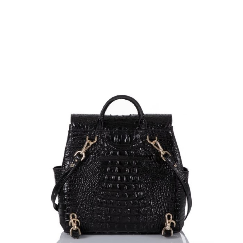 Women's Brahmin Liz Backpacks Black | OXXV5976