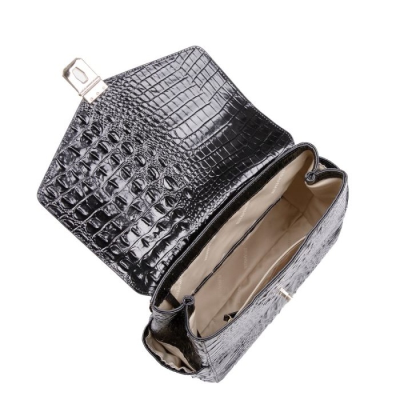 Women's Brahmin Liz Backpacks Black | OXXV5976