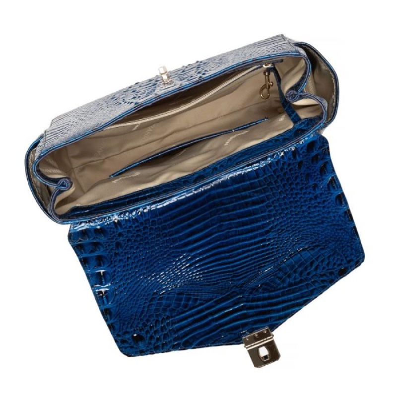 Women's Brahmin Liz Backpacks Blue | DHHD3410