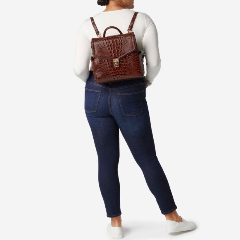 Women's Brahmin Liz Backpacks Clay Melbourne | ASST9005