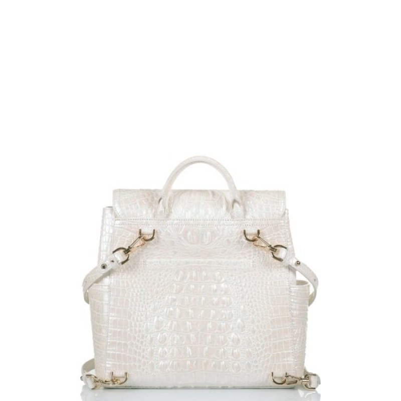 Women's Brahmin Liz Backpacks Milk Melbourne | RMST1015