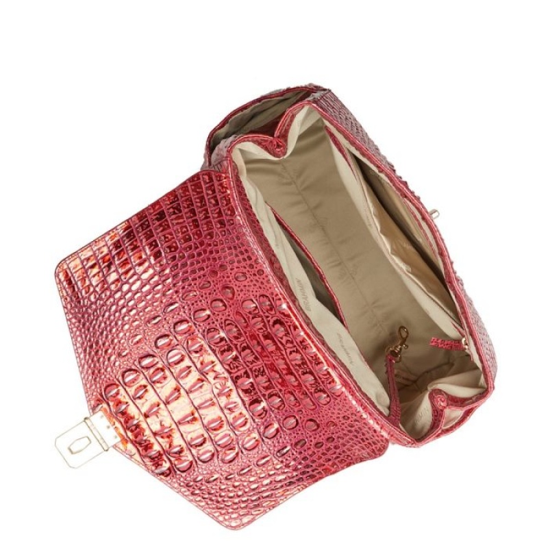 Women's Brahmin Liz Backpacks Red | OHTK1507