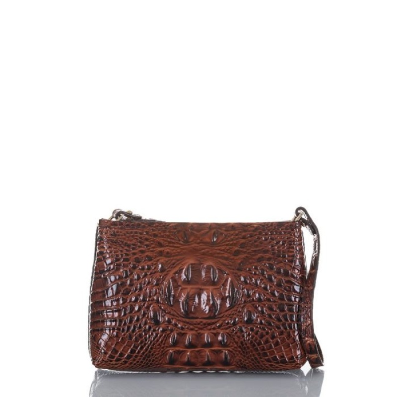 Women's Brahmin Lorelei Shoulder Bags Pecan Melbourne | YHMB5314