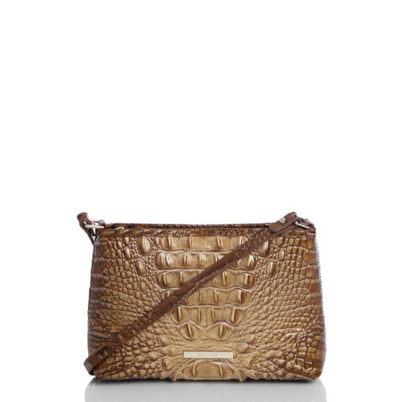 Women\'s Brahmin Lorelei Shoulder Bags Teak Ombre Melbourne | WZWP8430