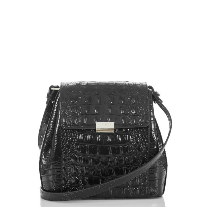 Women\'s Brahmin Margo Crossbody Bags Black | JVUJ1035