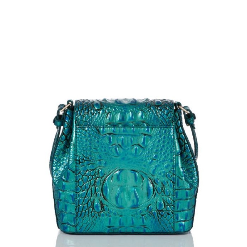 Women's Brahmin Margo Crossbody Bags Peacock | HTTJ3699