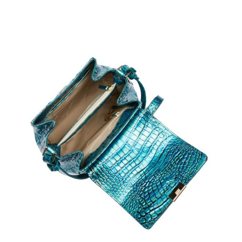 Women's Brahmin Margo Crossbody Bags Peacock | HTTJ3699