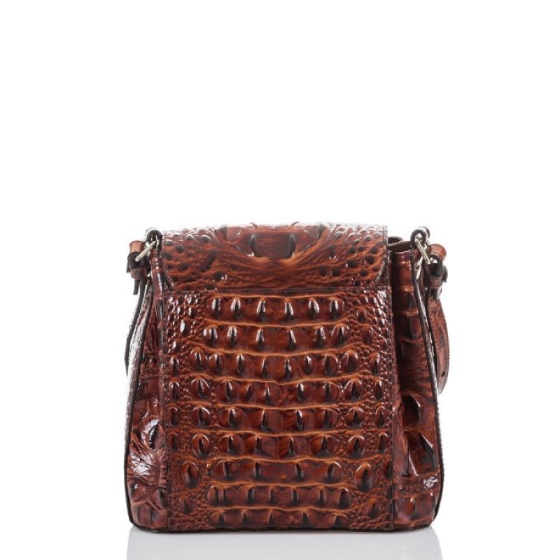 Women's Brahmin Margo Crossbody Bags Pecan Melbourne | CYCC8990