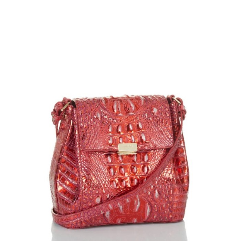 Women's Brahmin Margo Crossbody Bags Red | RIXE6230