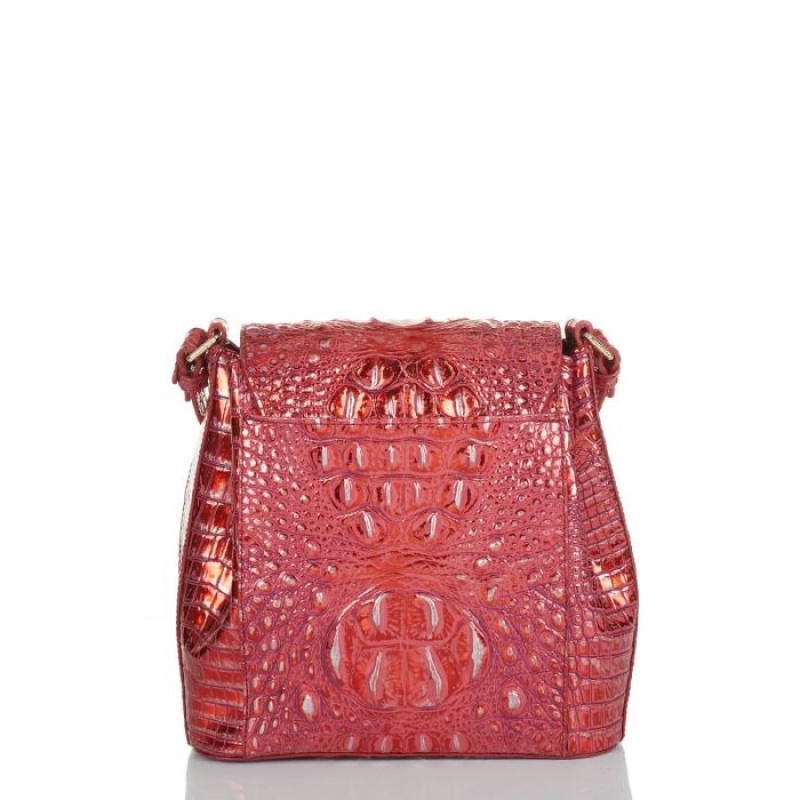 Women's Brahmin Margo Crossbody Bags Red | RIXE6230