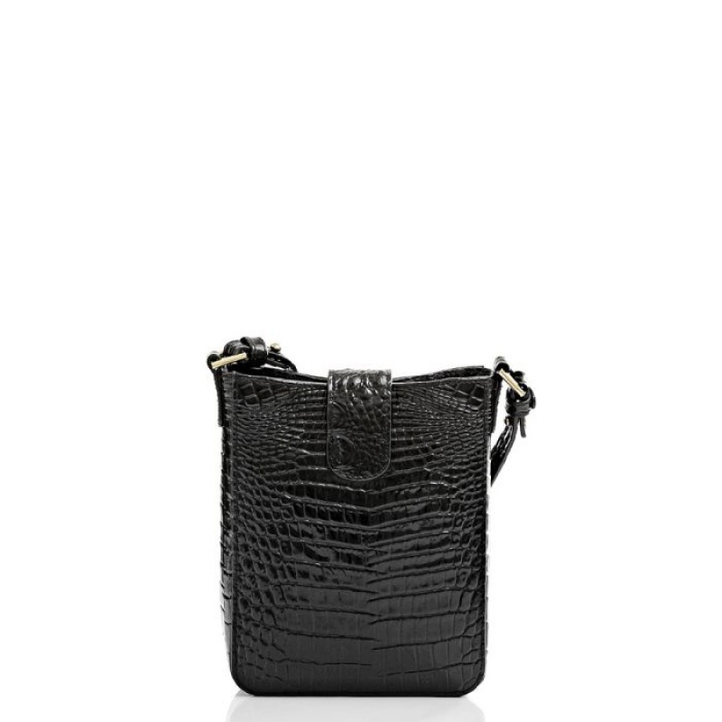 Women's Brahmin Marley Crossbody Bags Black | PBVP7246