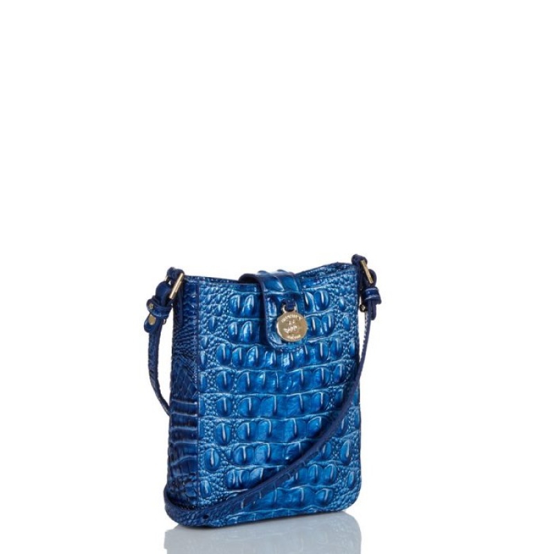 Women's Brahmin Marley Crossbody Bags Blue | BWLL3193