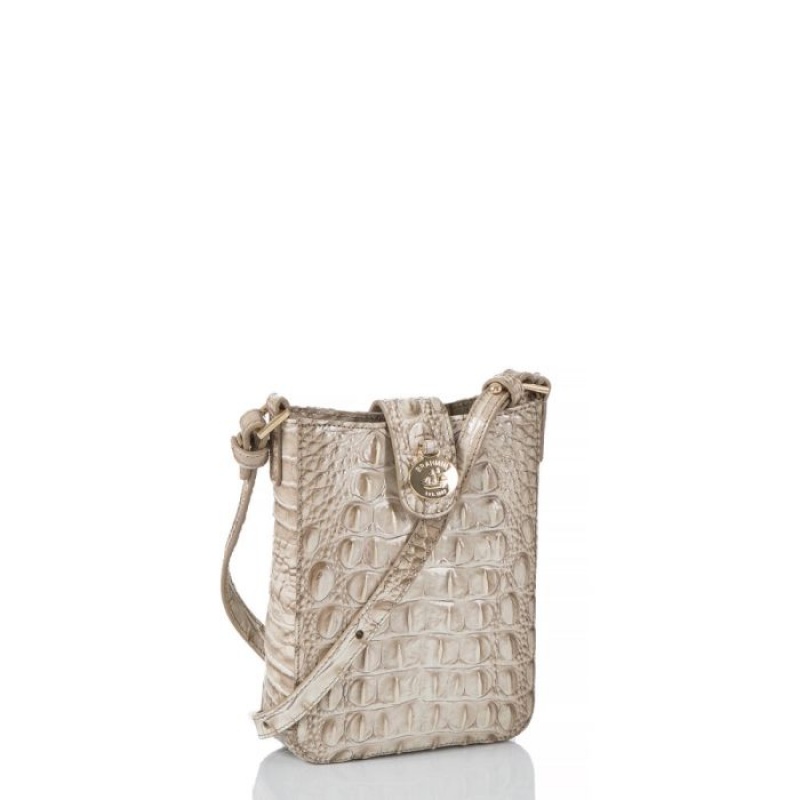 Women's Brahmin Marley Crossbody Bags Clay Melbourne | YFJX5954