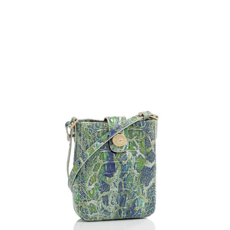 Women's Brahmin Marley Crossbody Bags Green | GDXE7155