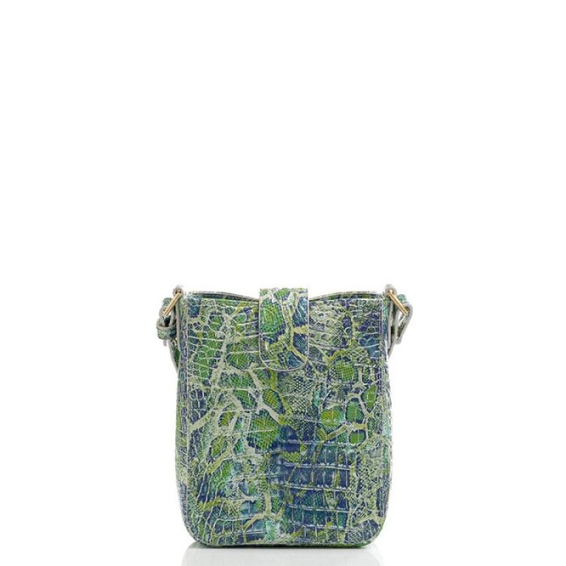 Women's Brahmin Marley Crossbody Bags Green | GDXE7155