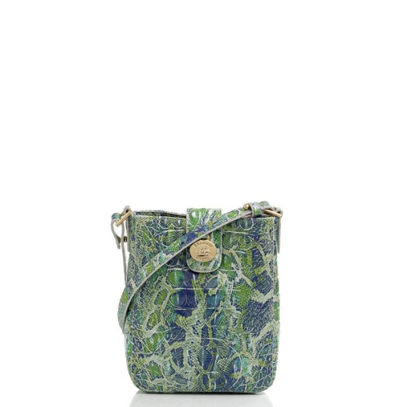 Women\'s Brahmin Marley Crossbody Bags Green | GDXE7155