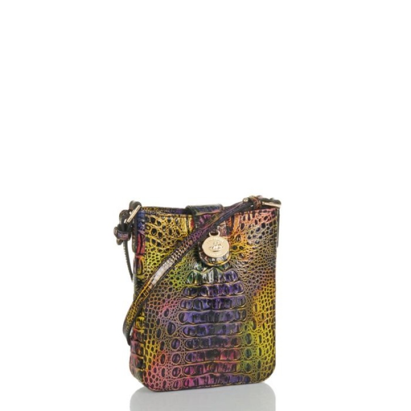 Women's Brahmin Marley Crossbody Bags Neon Lights Mini Melbourne | ZDVA8749