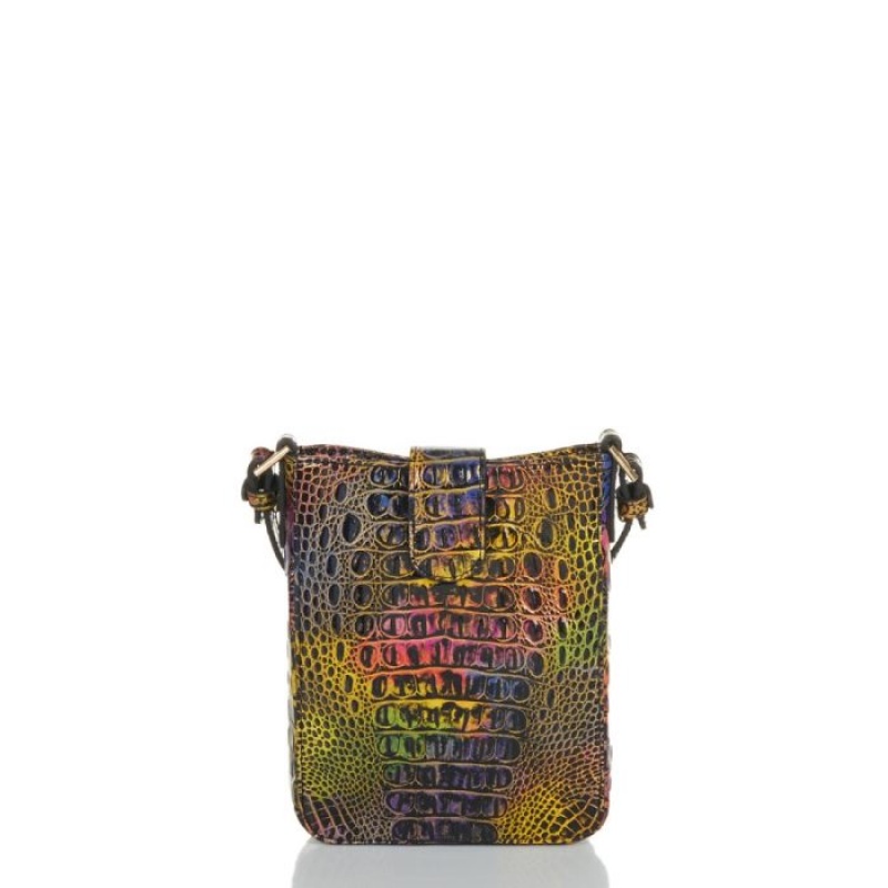 Women's Brahmin Marley Crossbody Bags Neon Lights Mini Melbourne | ZDVA8749