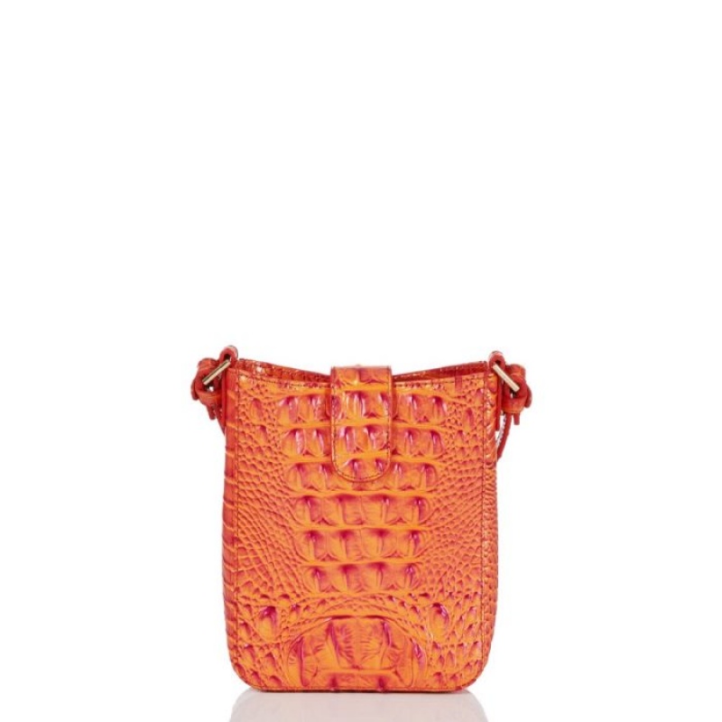 Women's Brahmin Marley Crossbody Bags Orange | GXUV8602