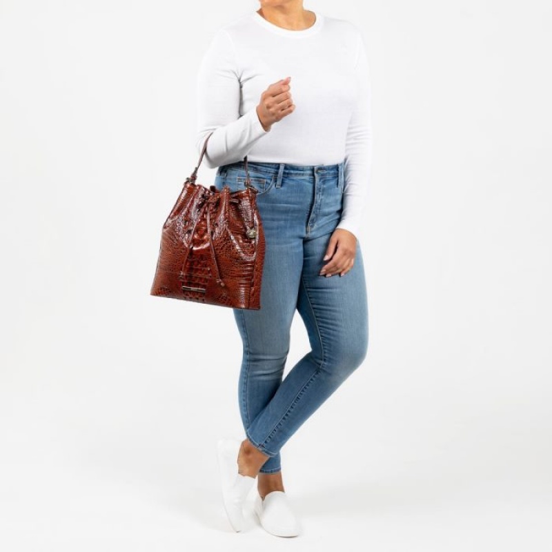 Women's Brahmin Marlowe Bucket Bags Celebrate Germaine | SJYL5335