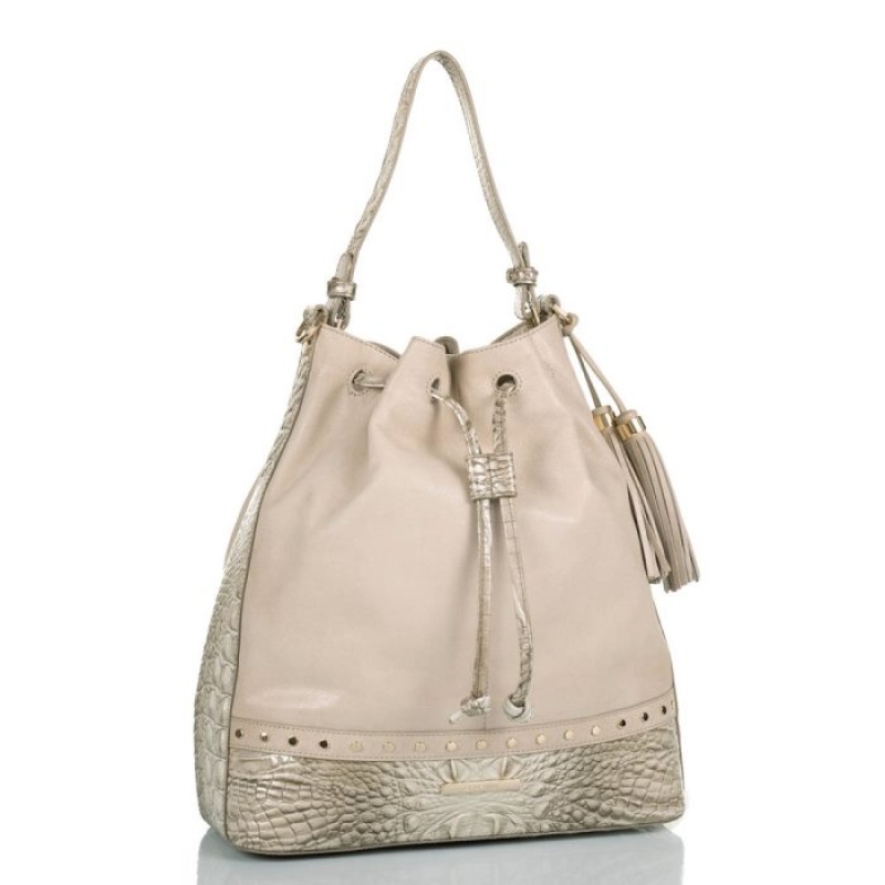 Women's Brahmin Marlowe Bucket Bags Clay Edena | ZMKD0321