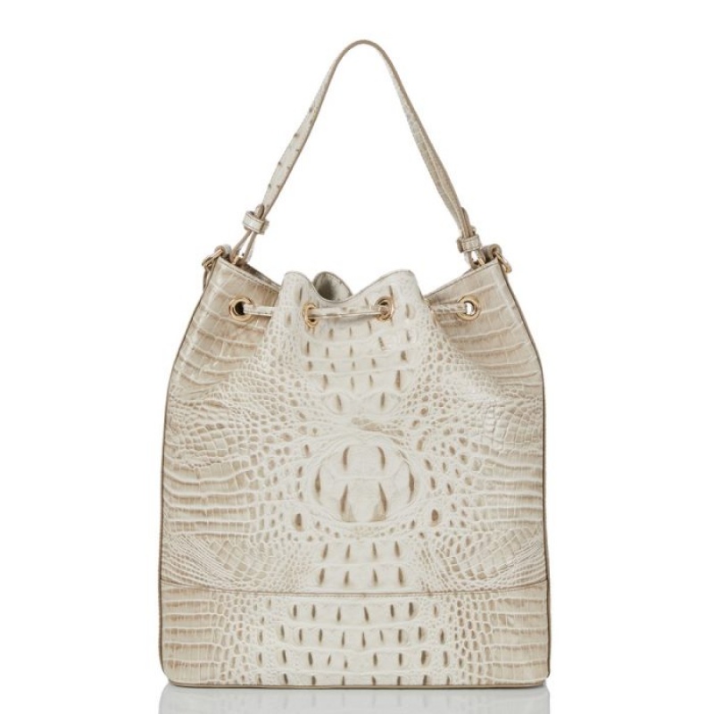 Women's Brahmin Marlowe Bucket Bags Grey | KQNN5850