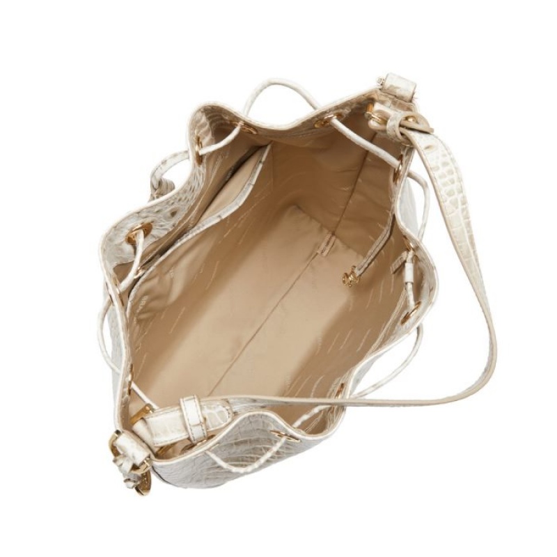 Women's Brahmin Marlowe Bucket Bags Grey | KQNN5850