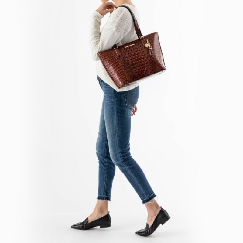 Women's Brahmin Medium Asher Tote Bags Beloved Melbourne | QTWS8140