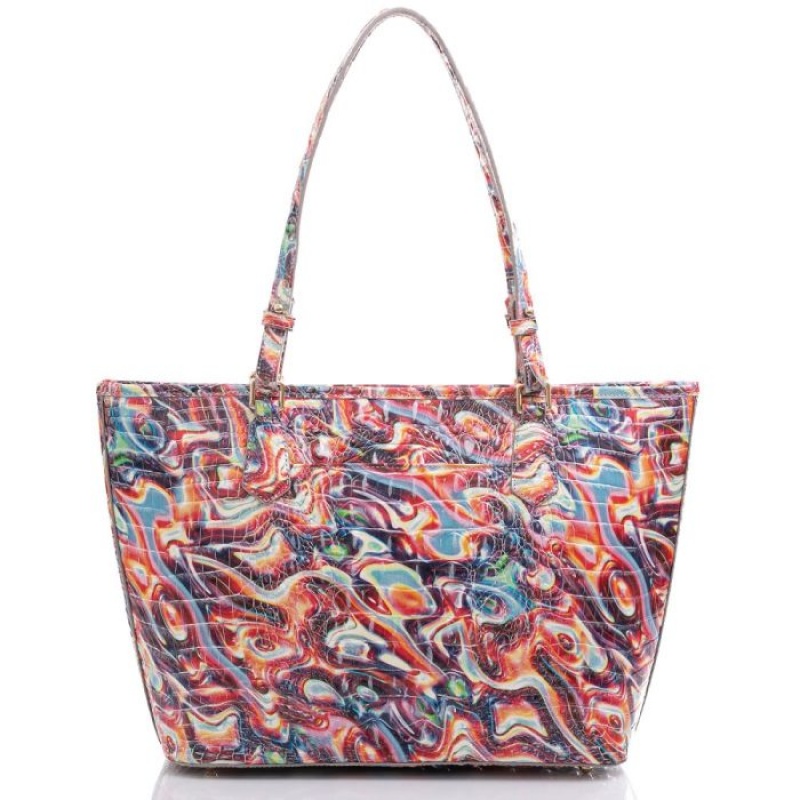 Women's Brahmin Medium Asher Tote Bags Disco Melbourne | UFXC5003