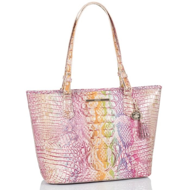 Women's Brahmin Medium Asher Tote Bags Optimism Melbourne | PFIG8309