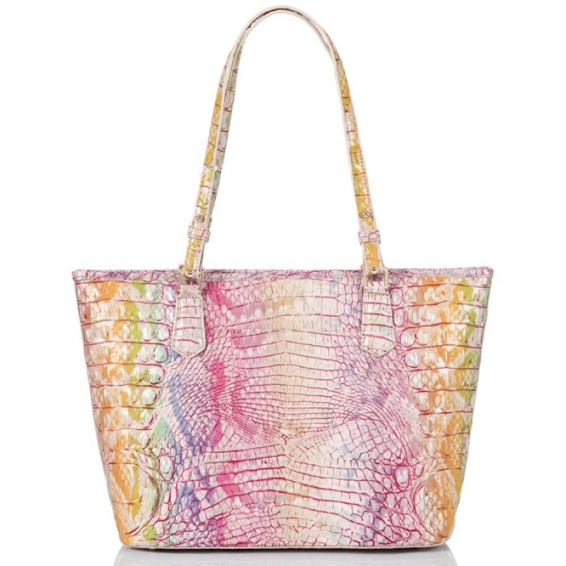 Women's Brahmin Medium Asher Tote Bags Optimism Melbourne | PFIG8309