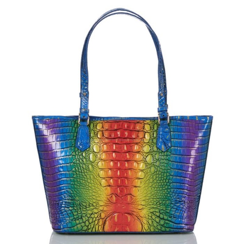 Women's Brahmin Medium Asher Tote Bags Popsicle Ombre Melbourne | PSDH0824