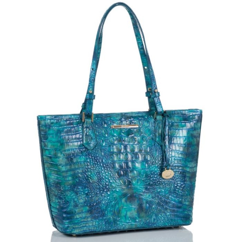 Women's Brahmin Medium Asher Tote Bags Tonic Melbourne | WNQF1726