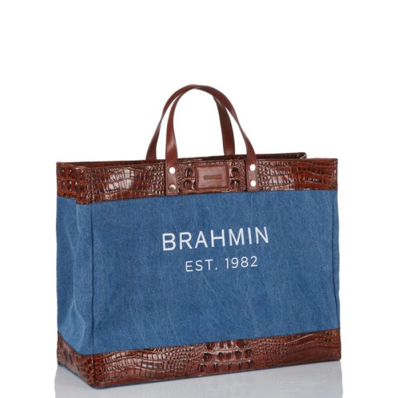 Women's Brahmin Meredith Tote Bags Pecan Soiree | MBRD7692