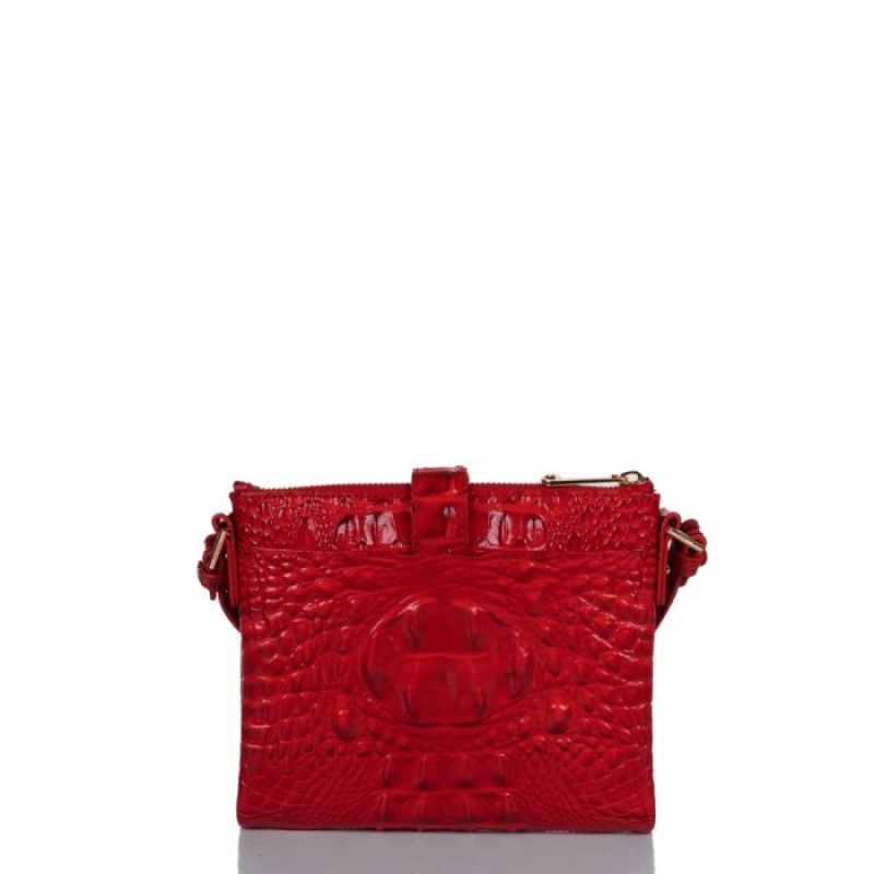 Women's Brahmin Mina Crossbody Bags Carnation Melbourne | VRRF6764