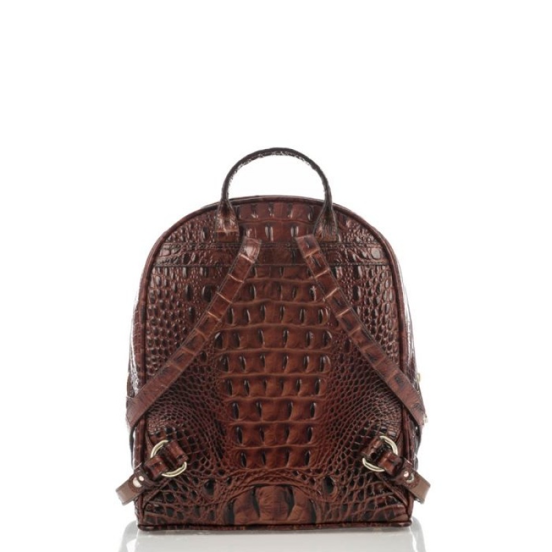 Women's Brahmin Mini Dartmouth Backpacks Pecan Melbourne | BWBH0733