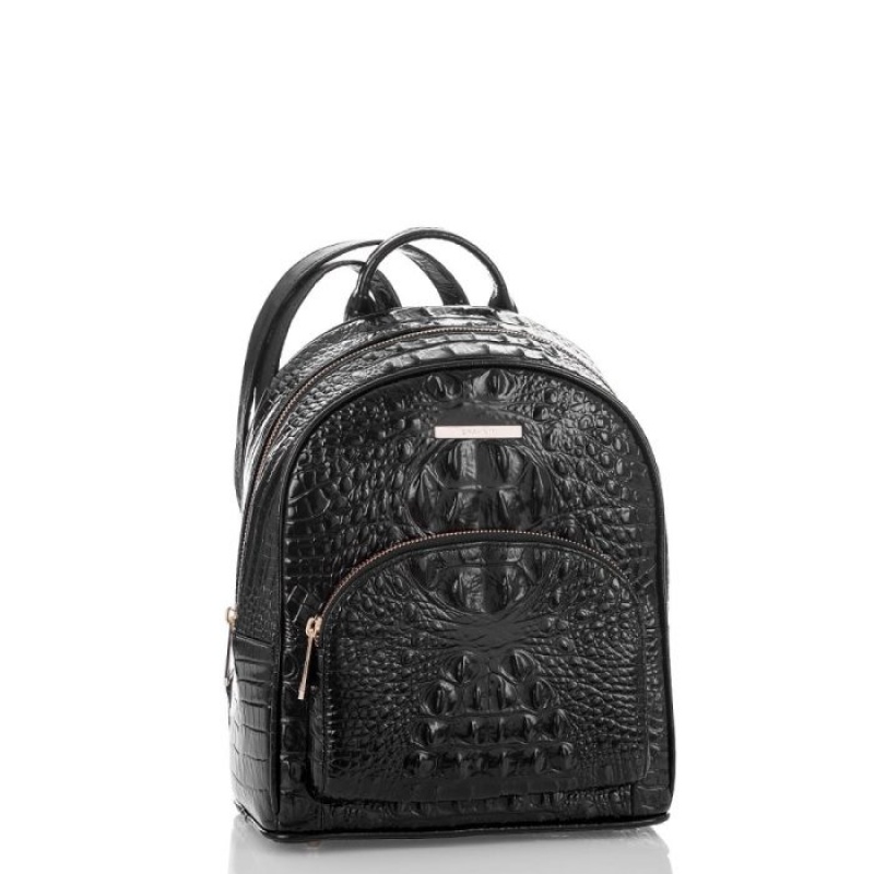 Women's Brahmin Mini Dartmouth Backpacks Black | JCSR0705