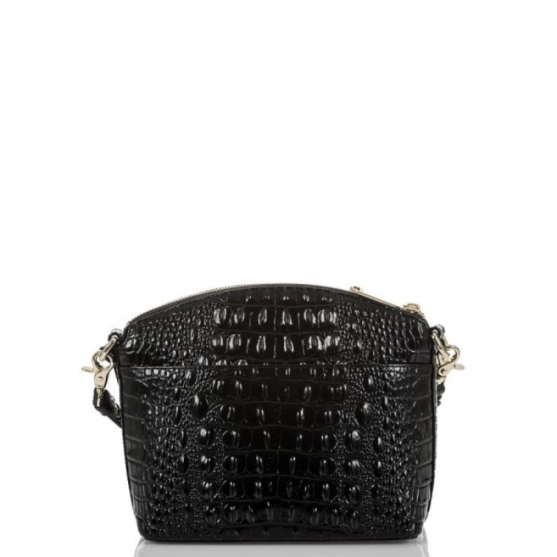 Women's Brahmin Mini Duxbury Crossbody Bags Black | PFBU7126