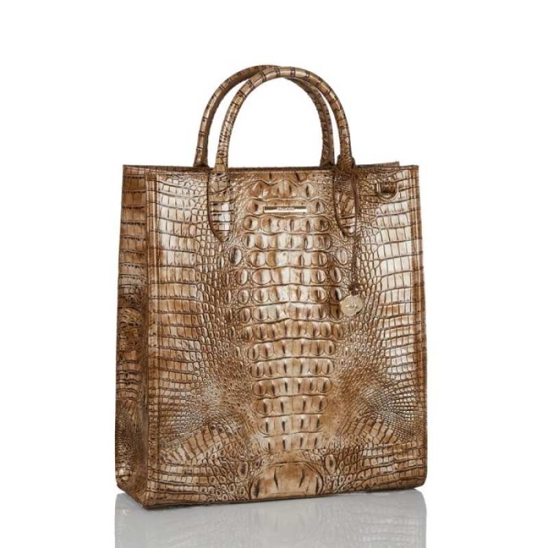 Women's Brahmin Monique Tote Bags Cashew Melbourne | NMWE7651