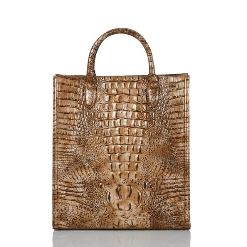 Women's Brahmin Monique Tote Bags Cashew Melbourne | NMWE7651