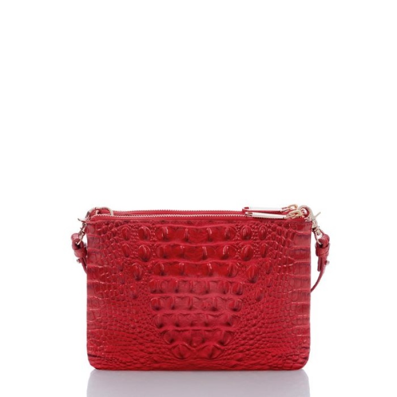 Women's Brahmin Perri Crossbody Crossbody Bags Carnation Melbourne | LOUG1942