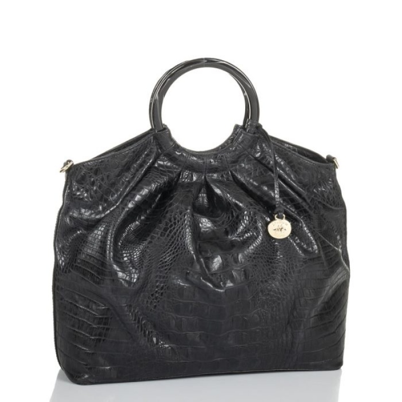 Women's Brahmin Renata Tote Bags Black | UXRB8391